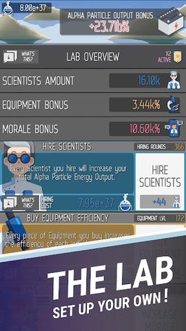 Screenshot 3: Idle Space Energy Particle Simulator - ISEPS