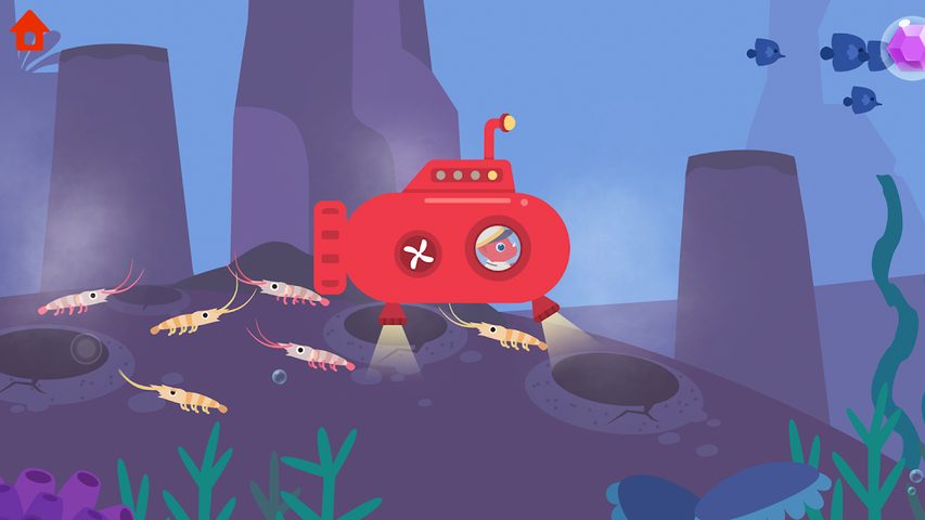 Screenshot 2: Dinosaur Submarine - for kids