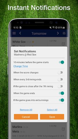 Screenshot 4: Baseball MLB Live Scores, Stats & Schedules 2021