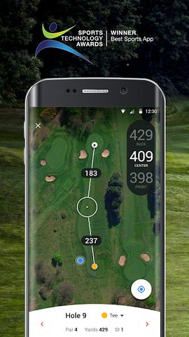 Screenshot 1: VPAR Golf GPS & Scorecard