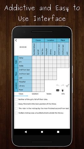 Screenshot 3: LoGriP (Logic Grid Puzzles)