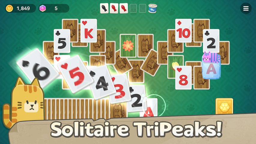 Screenshot 23: Solitaire Cat Islands-TriPeaks