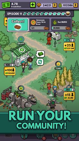 Screenshot 1: Bud Farm: Idle Tycoon