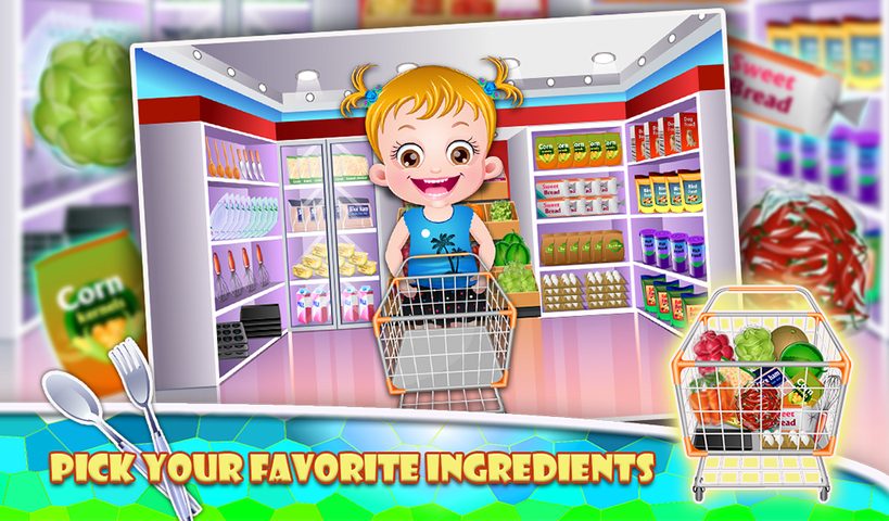 Screenshot 3: Baby Hazel Cooking Time
