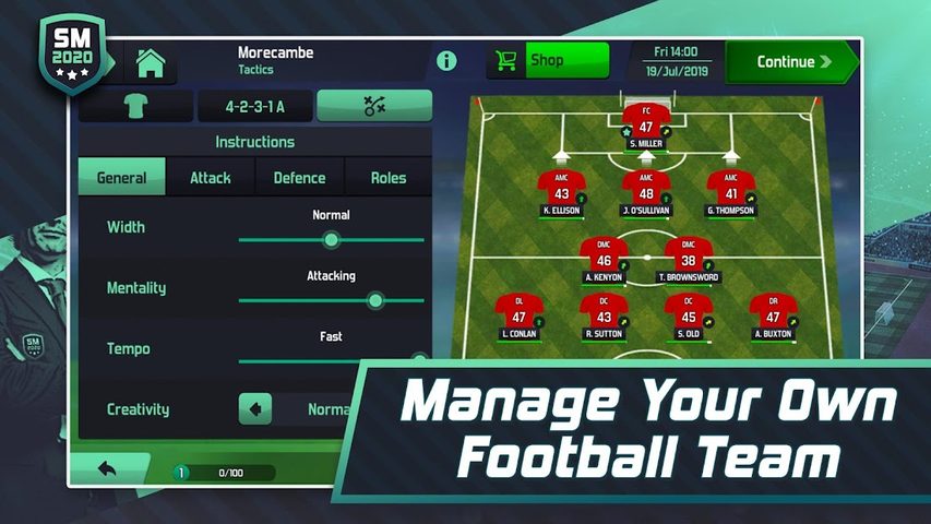 Screenshot 2: Soccer Manager 2020 - Football Management Game