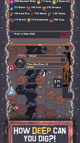 Screenshot 1: Idle Well: Dig a Mine