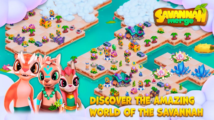 Screenshot 17: Savannah Merge! Safari animals