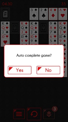 Screenshot 4: Solitaire - Klondike Redstone