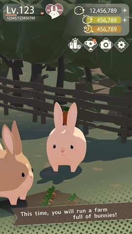Screenshot 1: Bunny More Cuteness Overload