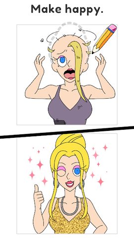 Screenshot 1: Draw Happy Rich