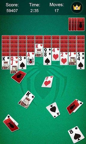 Screenshot 1: Spider Solitaire