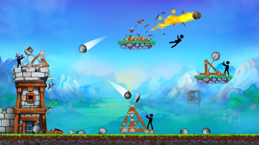 Screenshot 22: The Catapult - Stick man Throw