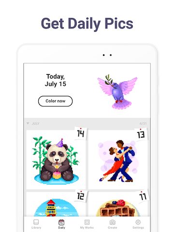 Screenshot 13: Pixel Art: color by number
