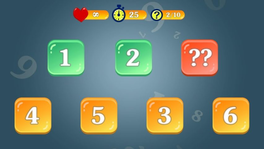 Screenshot 2: Learning to count numbers from 0 to 100