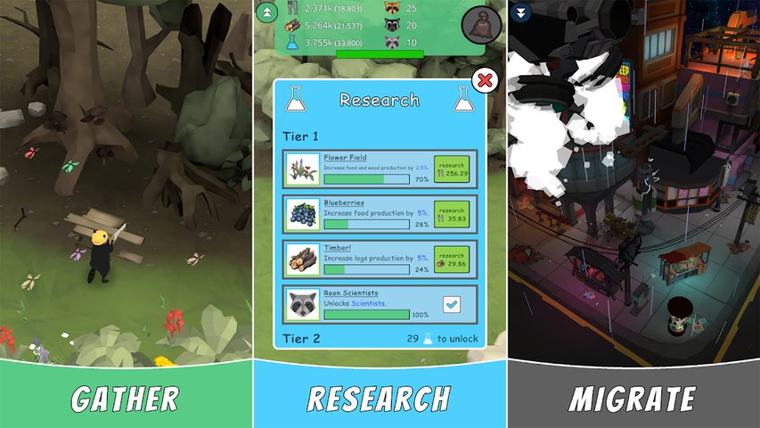 Screenshot 9: Roons: Idle Raccoon Clicker