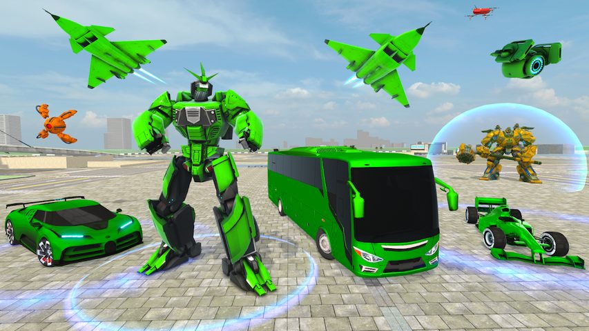 Screenshot 9: Bus Robot Car Game: Robot Game