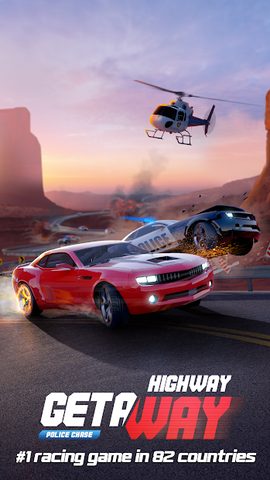 Screenshot 1: Highway Getaway: Police Chase