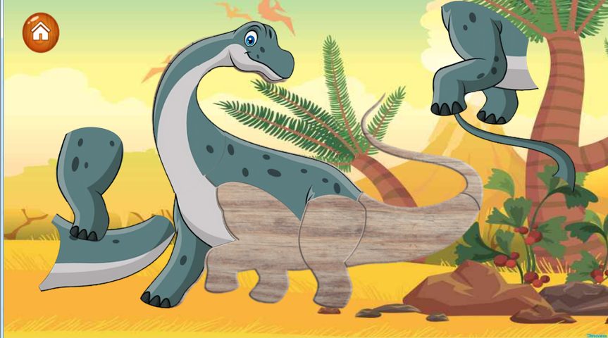 Screenshot 3: Puzzle dino - dinosaurus puzzle for toddler