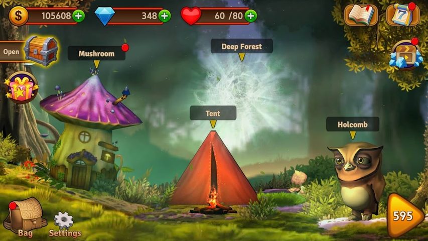 Screenshot 3: Match 3 Games - Forest Puzzle