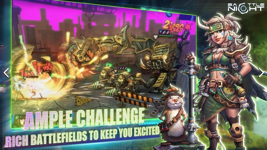Screenshot 5: Battle Night: Cyberpunk RPG