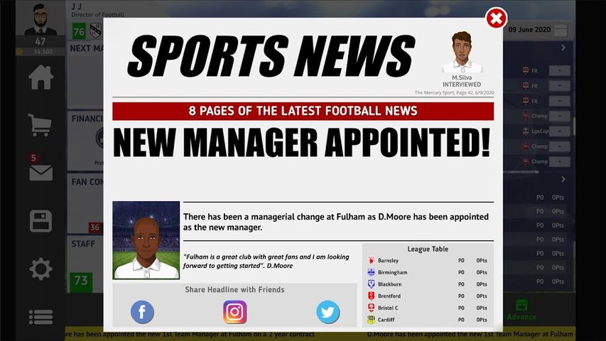 Screenshot 19: Club Soccer Director 2021 - Soccer Club Manager