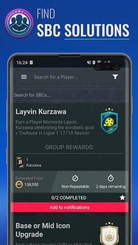 Screenshot 2: FUTBIN 22 Database & Draft