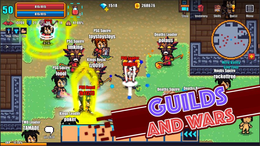 Screenshot 3: Pixel Knights Online 2D MMORPG