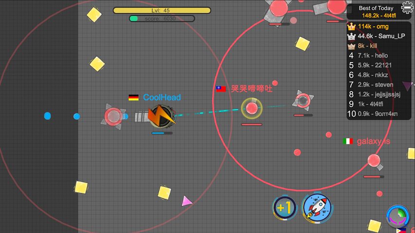 Screenshot 4: piupiu.io- tank io game online