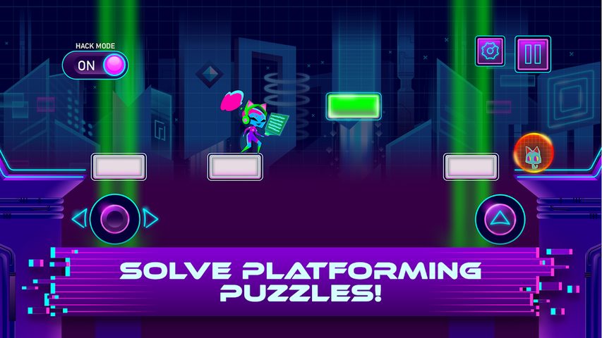 Screenshot 1: Meoweb: The Puzzle Coding Game