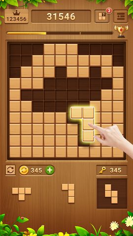 Screenshot 2: Wood Block Puzzle - Brain Game