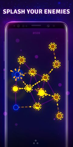 Screenshot 5: Splash Wars - glow space strategy game