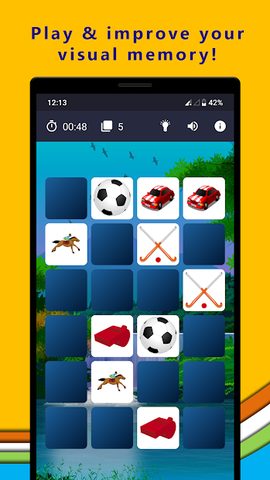 Screenshot 1: Picture Game: pair matching