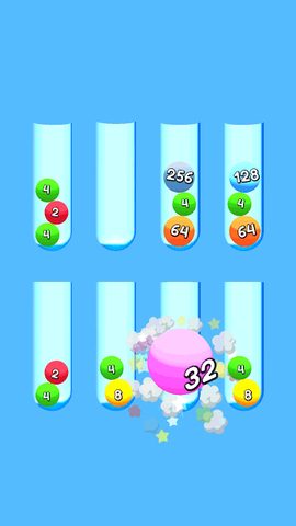Screenshot 3: Ball Sort 2048 3D