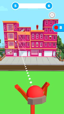 Screenshot 1: Slingshot Smash－Shooting Range