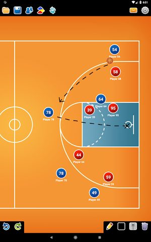 Screenshot 7: Coach Tactic Board: Basketball
