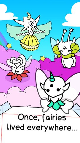 Screenshot 1: Fairy Evolution: Magic Idle