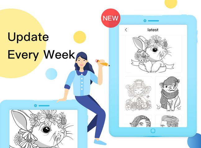 Screenshot 12: Spin Coloring 2019: Coloring Pages via Wheel Spin