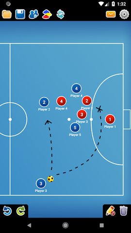 Screenshot 3: Coach Tactic Board: Futsal