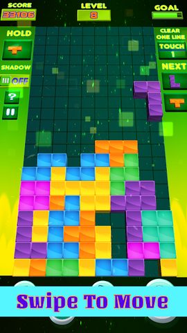 Screenshot 2: Tetra Block 3D Blitz Puzzle