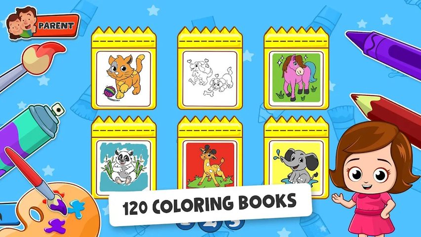 Screenshot 17: Baby Coloring game - Baby Town