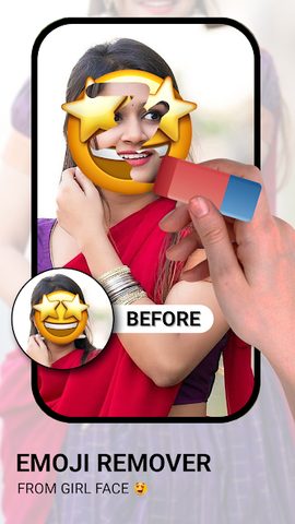 Screenshot 1: Emoji Remover from Photo Real