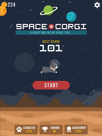 Screenshot 5: Space Corgi - Dog jumping space travel game