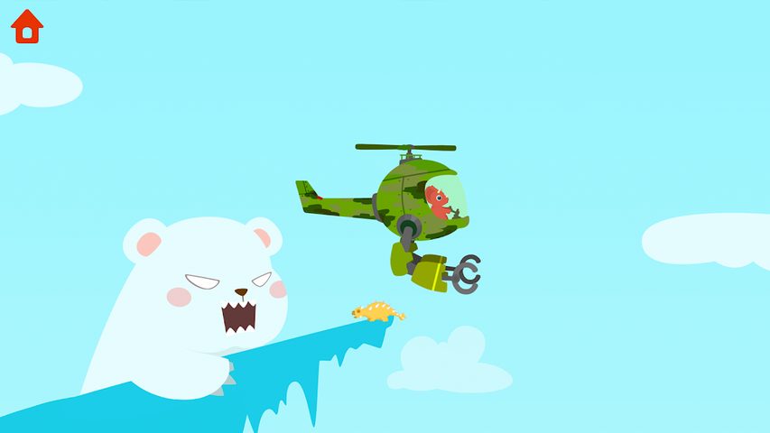 Screenshot 5: Dinosaur Helicopter - for kids