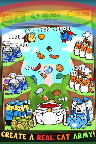 Screenshot 3: Kitty Cat Clicker - Hungry Cat Feeding Idle Game