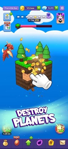 Screenshot 1: Tiny Worlds: Dragon Idle games