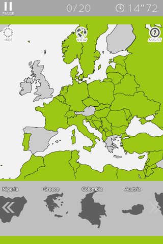 Screenshot 4: Enjoy Learning World Map Puzzle