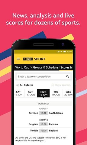 Screenshot 3: BBC Sport - News & Live Scores