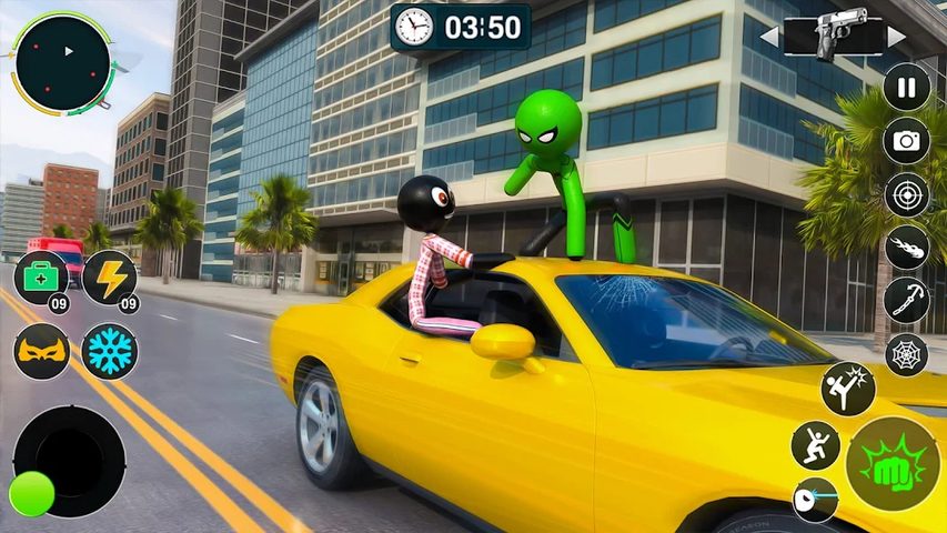 Screenshot 19: Flying Stickman Rope Hero Game