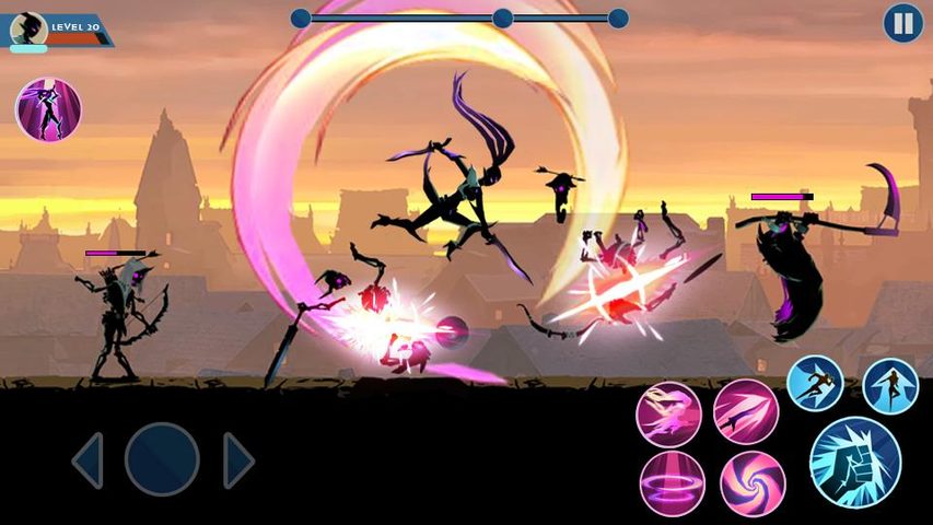 Screenshot 2: Shadow Fighter: Sword, Ninja, RPG & Fighting Games