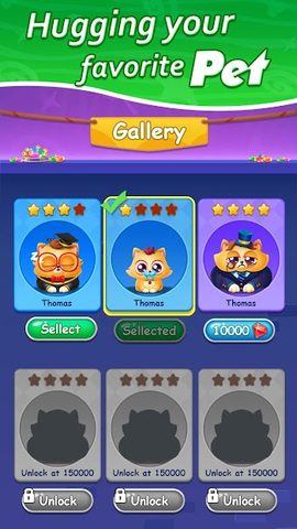 Screenshot 8: Feed Fat Cat: slide Block puzzle